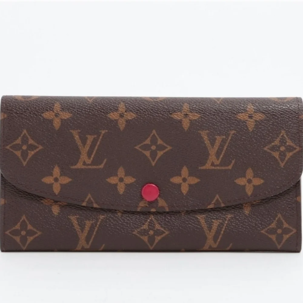 Authentic Louis Vuitton Monogram Portofeuille Emilie Long Wallets - Picture 1 of 12